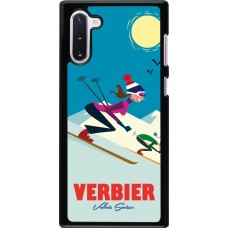 Samsung Galaxy Note 10 Case Hülle - Verbier Ski Downhill