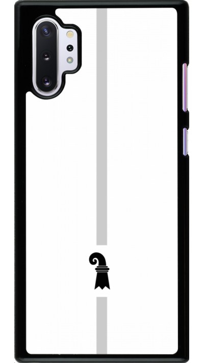 Samsung Galaxy Note 10+ Case Hülle - Kanton BS weiss