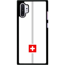 Samsung Galaxy Note 10+ Case Hülle - Kanton CH weiss