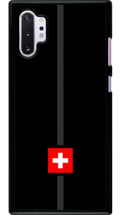 Samsung Galaxy Note 10+ Case Hülle - Kanton CH schwarz