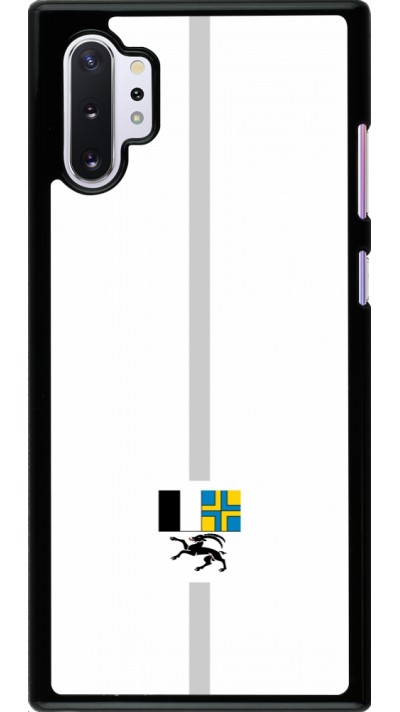 Samsung Galaxy Note 10+ Case Hülle - Kanton GR weiss