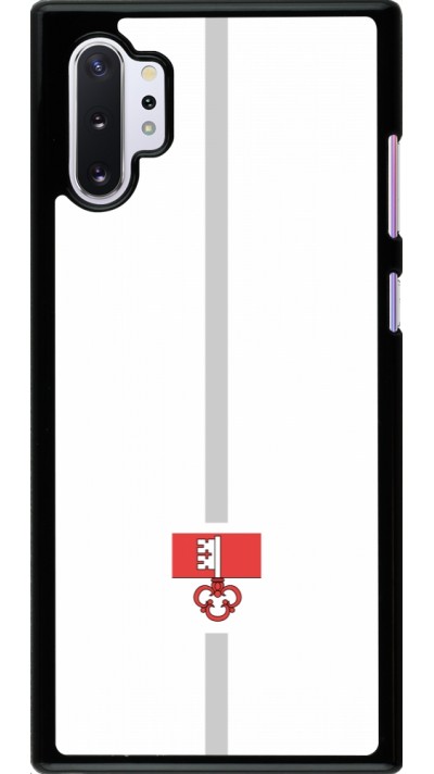 Samsung Galaxy Note 10+ Case Hülle - Kanton OW weiss
