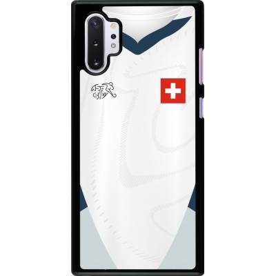 Samsung Galaxy Note 10+ Case Hülle - Schweiz Away personalisierbares Fussballtrikot