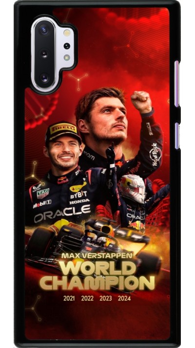 Coque Samsung Galaxy Note 10+ - Max Verstappen Champion 2023
