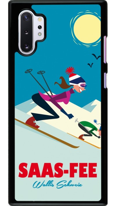 Samsung Galaxy Note 10+ Case Hülle - Saas-Fee Ski Downhill