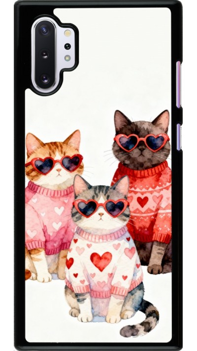 Coque Samsung Galaxy Note 10+ - Saint Valentines Day 26 Cat Love