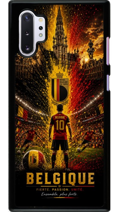 Samsung Galaxy Note 10+ Case Hülle - Fussball Belgien splash 2026