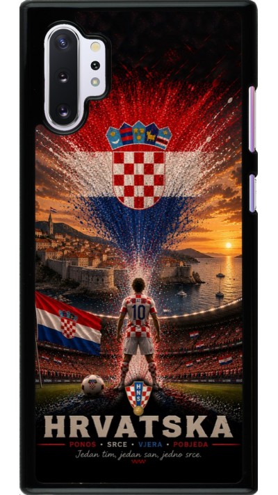 Samsung Galaxy Note 10+ Case Hülle - Fussball Kroatien splash 2026