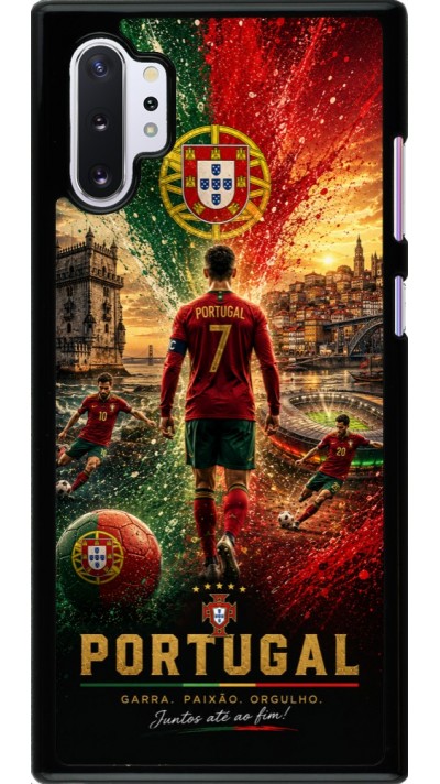 Samsung Galaxy Note 10+ Case Hülle - Fussball Portugal splash 2026