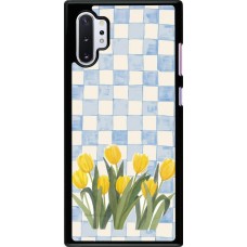 Samsung Galaxy Note 10+ Case Hülle - Blue vichy tulips Spring 2026