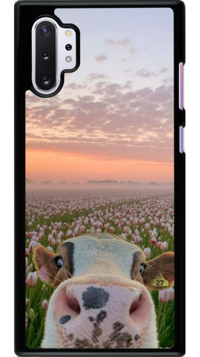 Samsung Galaxy Note 10+ Case Hülle - Cow with tulips Spring 2026