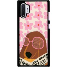 Samsung Galaxy Note 10+ Case Hülle - Dog with newspaper Spring 2026