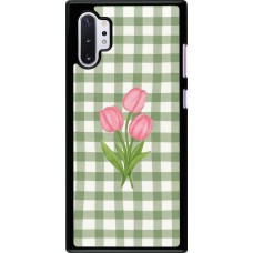 Samsung Galaxy Note 10+ Case Hülle - Green vichy tulips Spring 2026