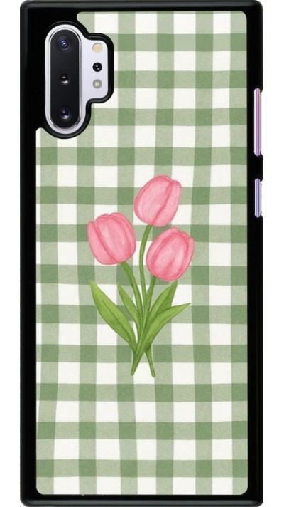 Samsung Galaxy Note 10+ Case Hülle - Green vichy tulips Spring 2026