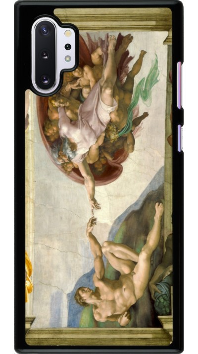 Samsung Galaxy Note 10+ Case Hülle - Kunstbild - Die Erschaffung Adams - Michelangelo