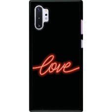 Samsung Galaxy Note 10+ Case Hülle - Valentine 2023 neon love