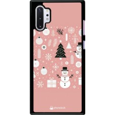 Samsung Galaxy Note 10+ Case Hülle - Weihnachten 2024 Rose Schneemann Weihnachten