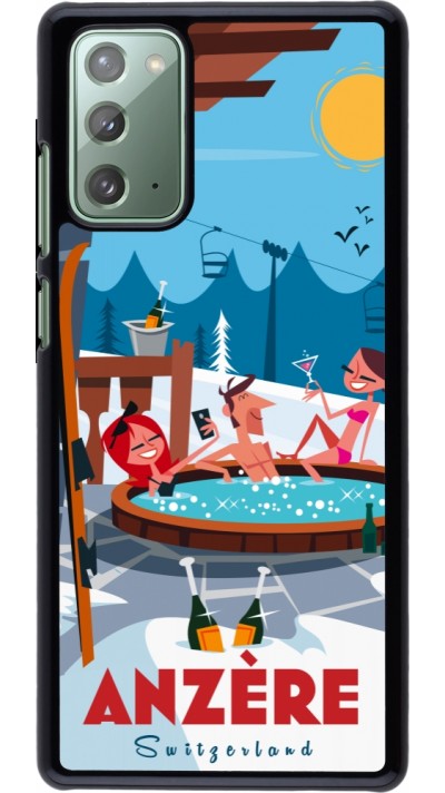 Samsung Galaxy Note 20 Case Hülle - Anzère Mountain Jacuzzi