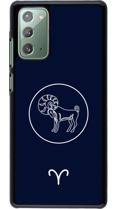 Samsung Galaxy Note 20 Case Hülle - Astrologie Widder