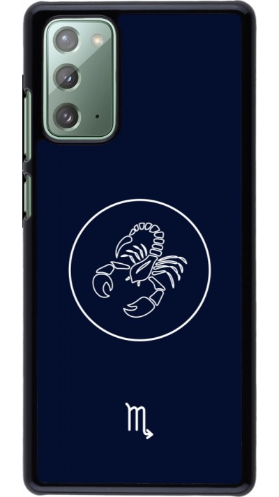 Samsung Galaxy Note 20 Case Hülle - Astrologie Skorpion