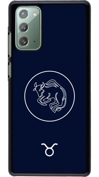 Samsung Galaxy Note 20 Case Hülle - Astrologie Stier