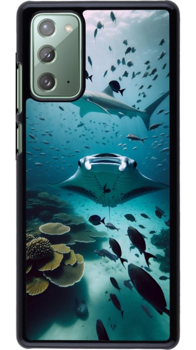 Samsung Galaxy Note 20 Case Hülle - Manta Lagune Reinigung