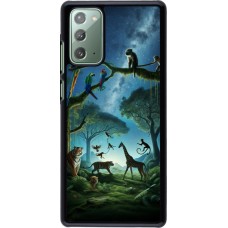 Samsung Galaxy Note 20 Case Hülle - Paradies der exotischen Tiere