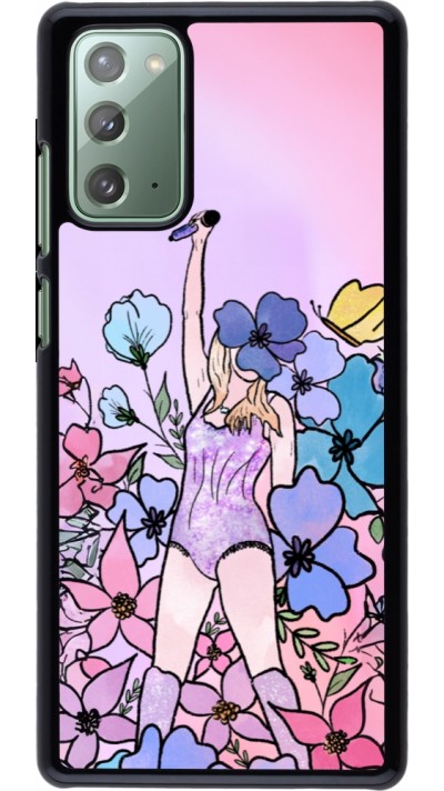 Samsung Galaxy Note 20 Case Hülle - Taylor Swift Sketch - Pink