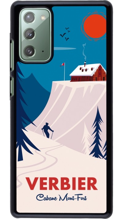 Samsung Galaxy Note 20 Case Hülle - Verbier Cabane Mont-Fort