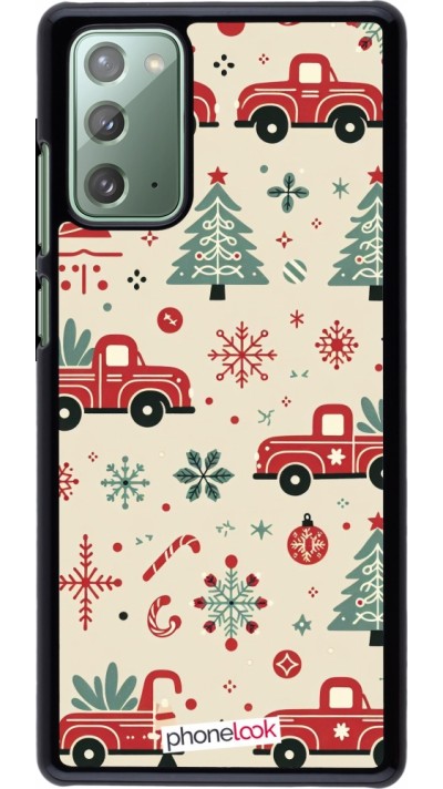 Samsung Galaxy Note 20 Case Hülle - Weihnachten 2024 Lkw Tanne