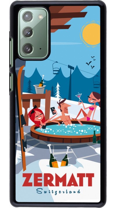 Samsung Galaxy Note 20 Case Hülle - Zermatt Mountain Jacuzzi