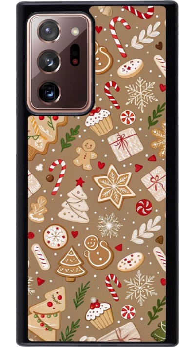 Samsung Galaxy Note 20 Ultra Case Hülle - Christmas 25 Pattern Ginger Cookie