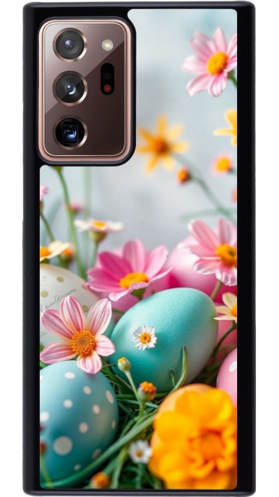 Samsung Galaxy Note 20 Ultra Case Hülle - Easter 2026 Eggs with flowers
