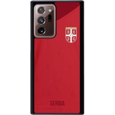 Samsung Galaxy Note 20 Ultra Case Hülle - Serbien 2022 personalisierbares Fussballtrikot