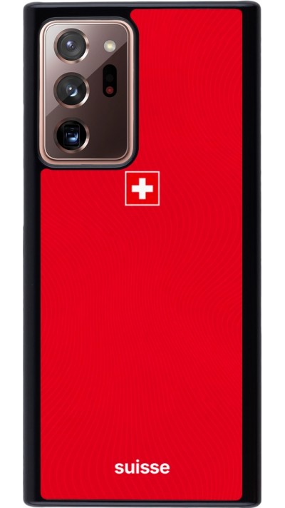 Samsung Galaxy Note 20 Ultra Case Hülle - Schweiz 2026 personalisierbares Fussballtrikot