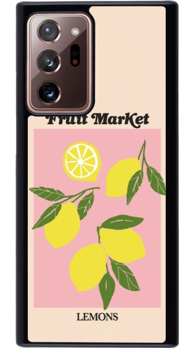 Samsung Galaxy Note 20 Ultra Case Hülle - Fruit market lemons 2026