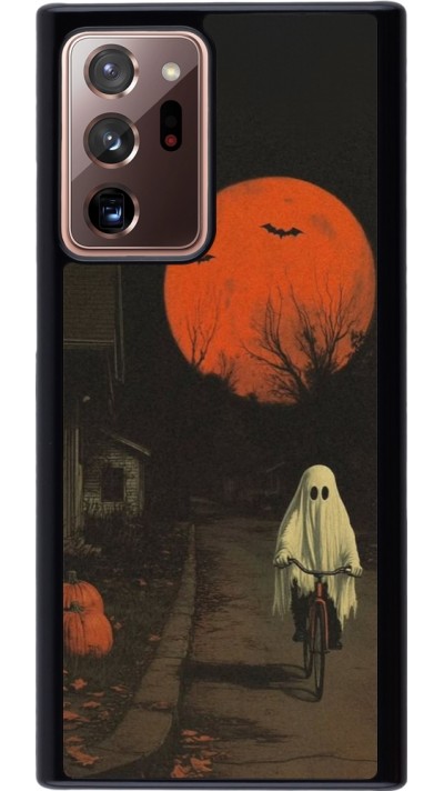 Samsung Galaxy Note 20 Ultra Case Hülle - Halloween 2025 Ghost on a bicycle