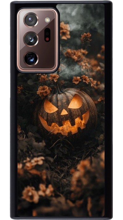Samsung Galaxy Note 20 Ultra Case Hülle - Halloween 2025 Pumpkin with flowers