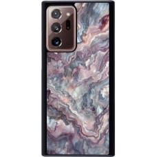 Samsung Galaxy Note 20 Ultra Case Hülle - Violetter silberner Marmor