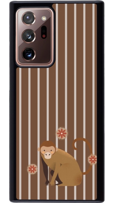 Samsung Galaxy Note 20 Ultra Case Hülle - Monkey with stripes