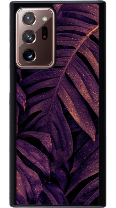 Samsung Galaxy Note 20 Ultra Case Hülle - Purple Light Leaves