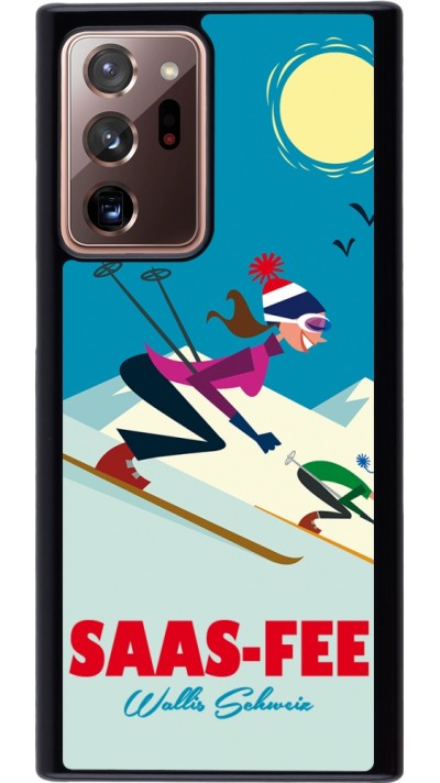 Samsung Galaxy Note 20 Ultra Case Hülle - Saas-Fee Ski Downhill