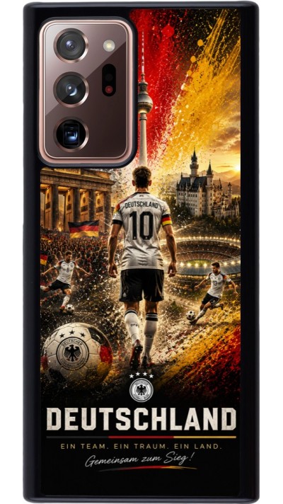 Samsung Galaxy Note 20 Ultra Case Hülle - Fussball Deutschland splash 2026