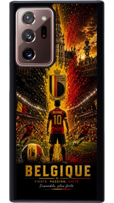 Samsung Galaxy Note 20 Ultra Case Hülle - Fussball Belgien splash 2026