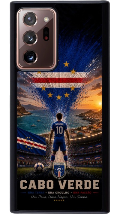 Samsung Galaxy Note 20 Ultra Case Hülle - Fussball Kap Verde splash 2026