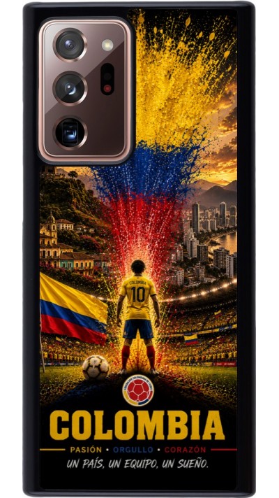 Samsung Galaxy Note 20 Ultra Case Hülle - Fussball Kolumbien splash 2026