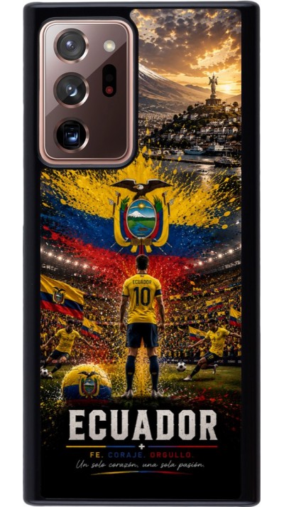 Samsung Galaxy Note 20 Ultra Case Hülle - Fussball Ecuador splash 2026