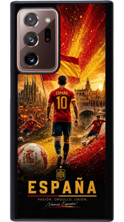 Samsung Galaxy Note 20 Ultra Case Hülle - Fussball Espanien splash 2026