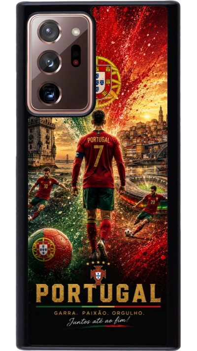 Samsung Galaxy Note 20 Ultra Case Hülle - Fussball Portugal splash 2026