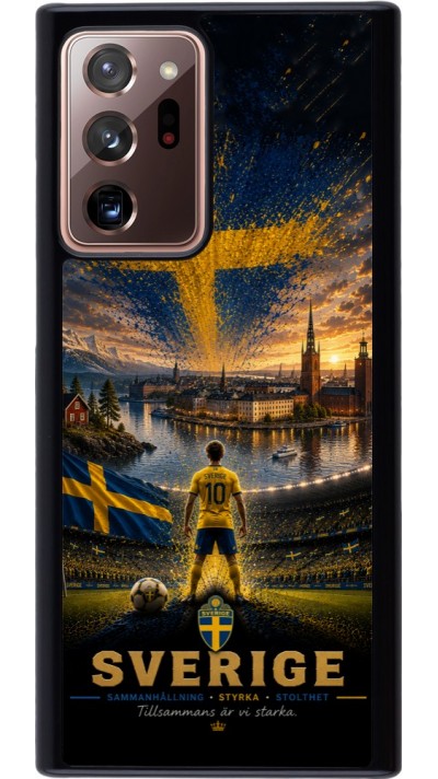 Samsung Galaxy Note 20 Ultra Case Hülle - Fussball Schweden splash 2026